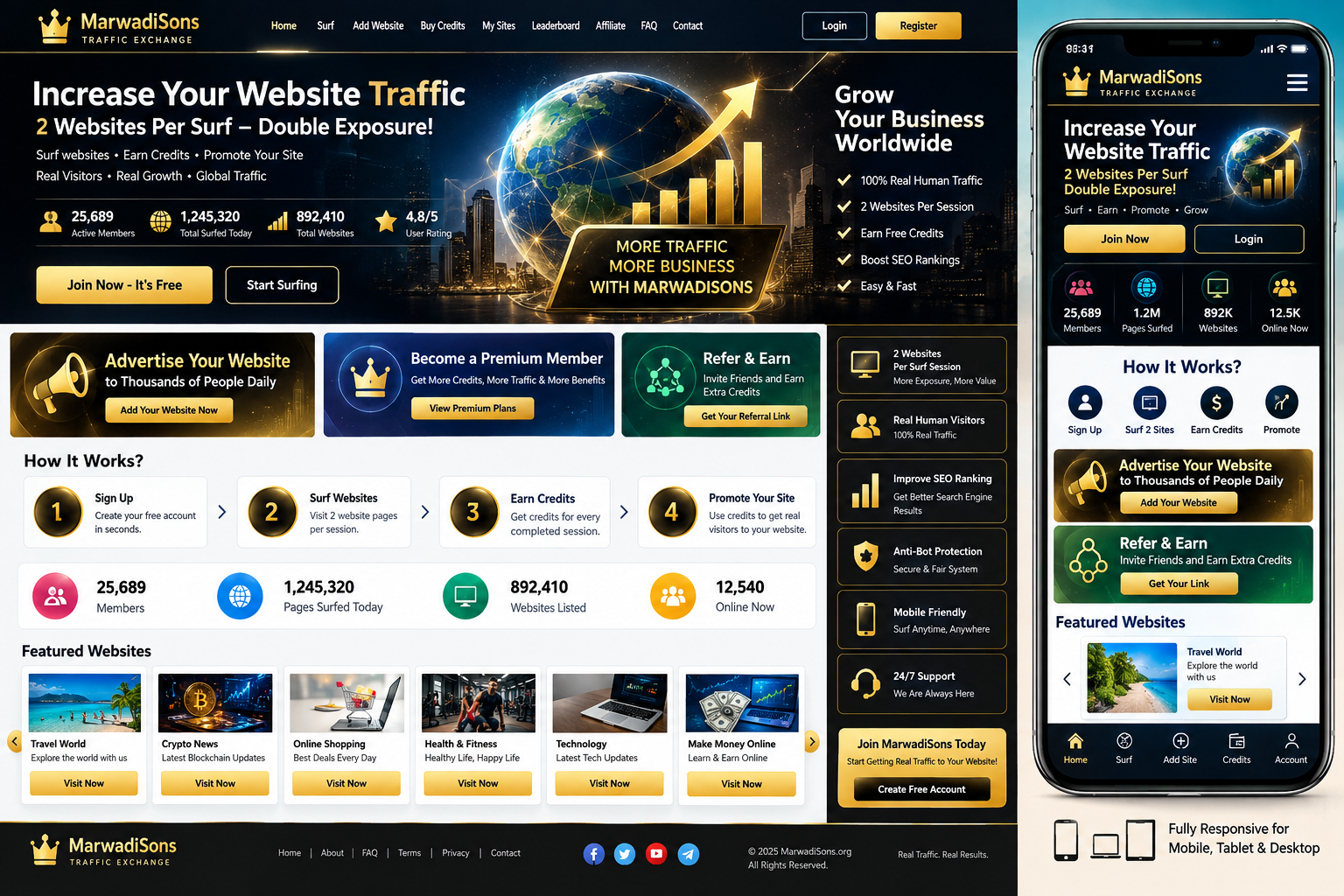 MarwadiSons traffic exchange